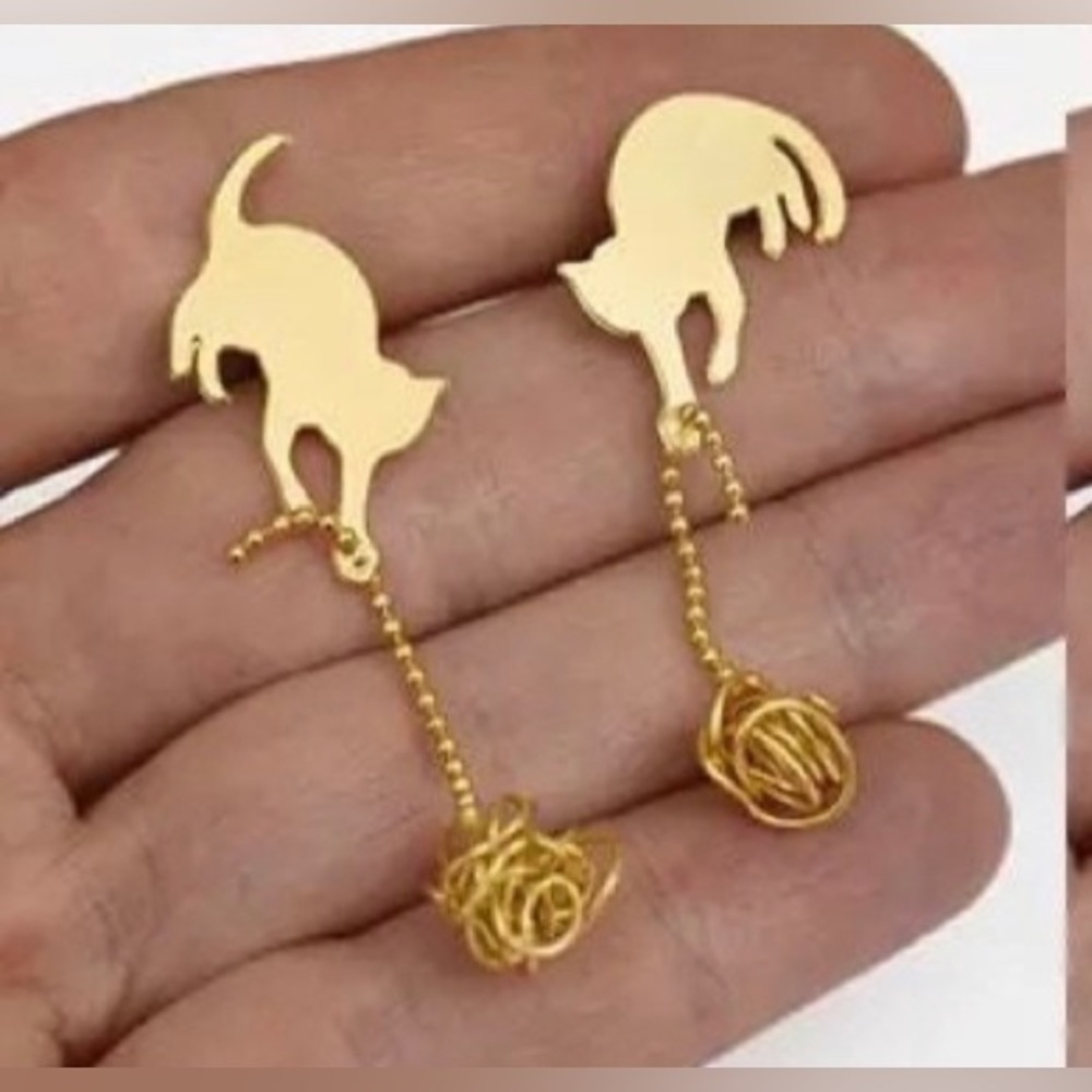Cat earrings